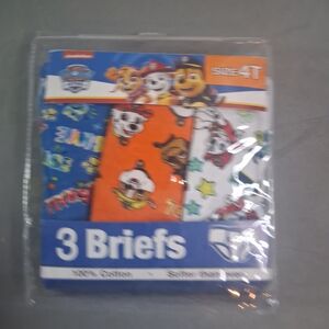 Nickelodeon Paw Patrol Toddler Boys' Briefs - Blue, Red, Yellow